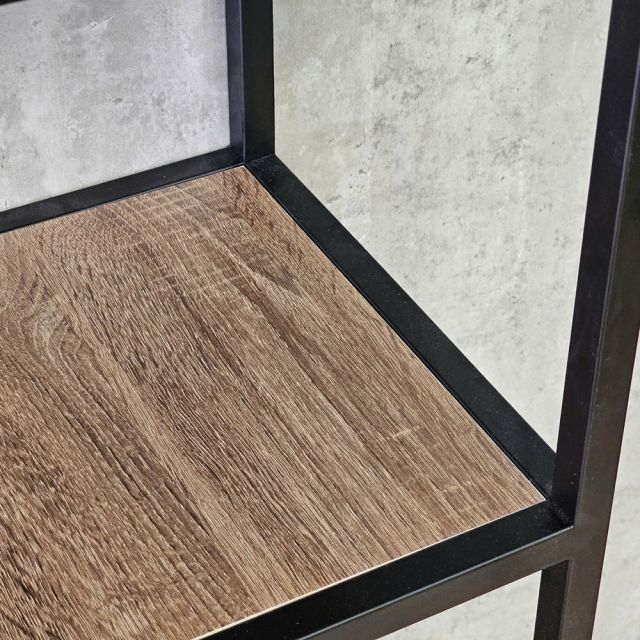 Kệ trang trí HOME-SHELF 80x34x180cm gỗ plywood khung sắt KTT68112