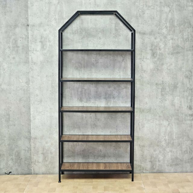 Kệ trang trí HOME-SHELF 80x34x180cm gỗ plywood khung sắt KTT68112