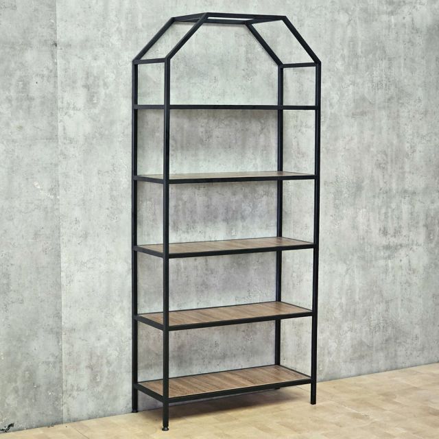 Kệ trang trí HOME-SHELF 80x34x180cm gỗ plywood khung sắt KTT68112