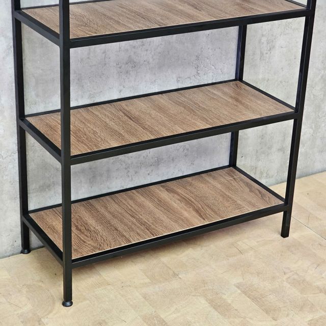 Kệ trang trí HOME-SHELF 80x34x180cm gỗ plywood khung sắt KTT68112