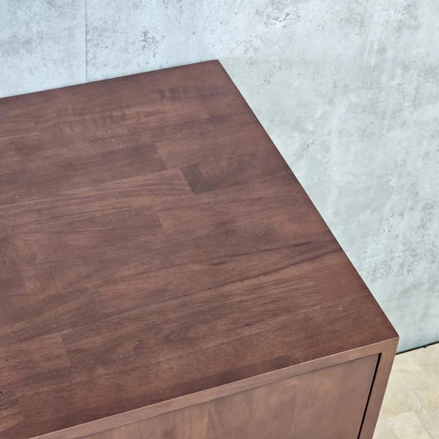 Kệ pantry ILLOIS phòng bếp 120x50x75cm gỗ cao su KTB68285