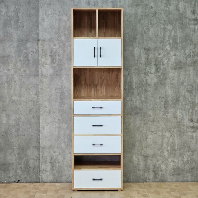 Kệ trang trí 56x40x200cm gỗ cao su KTT68105