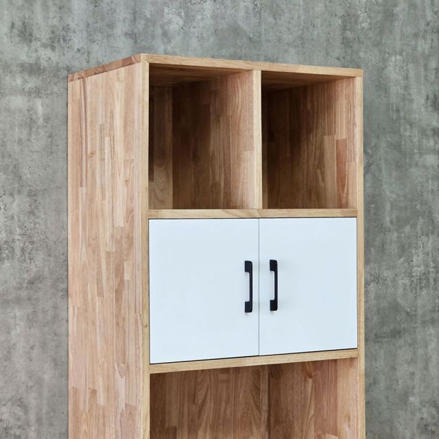 Kệ trang trí 56x40x200cm gỗ cao su KTT68105