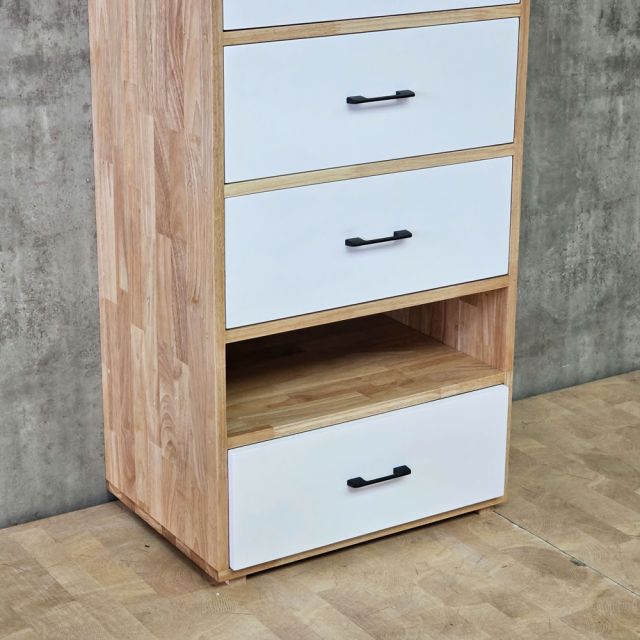 Kệ trang trí 56x40x200cm gỗ cao su KTT68105