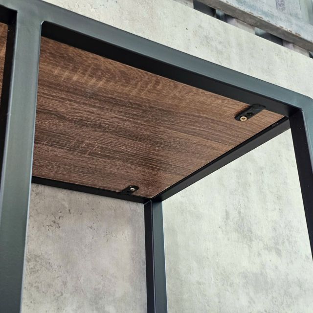 Kệ trang trí phòng khách đôi CENSOUR 200x30x200cm gỗ plywood khung sắt KTT68108