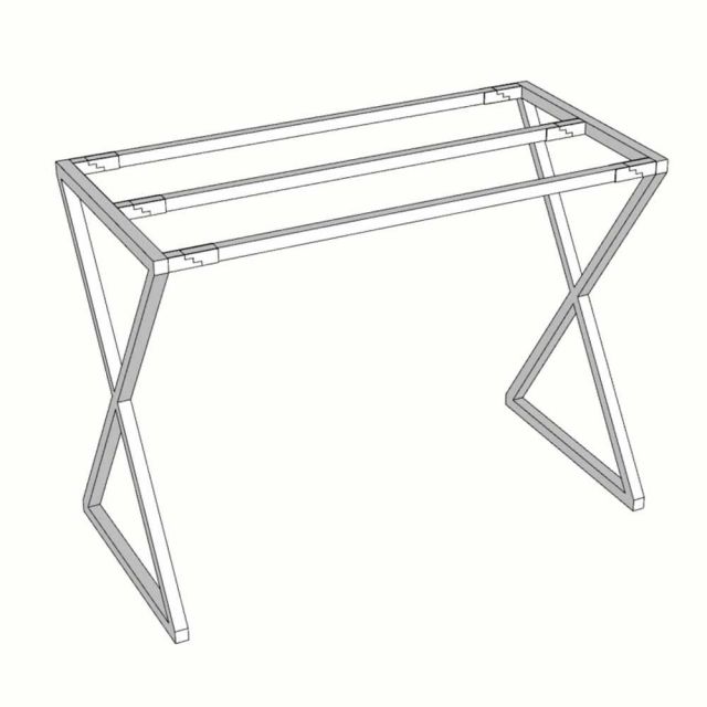 Bàn làm việc đứng 120x60x120cm gỗ cao su STD68053
