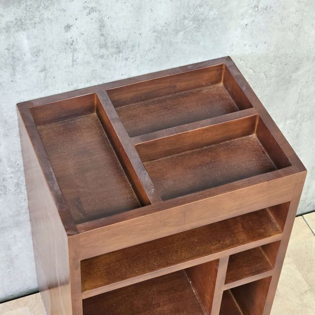 Tủ kệ đầu giường 40x30x55cm gỗ cao su TDG68080