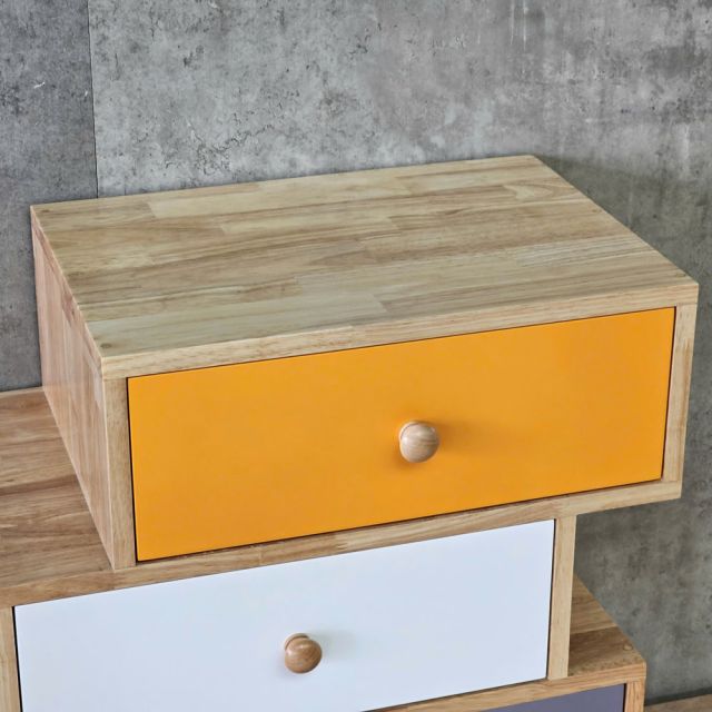 Tủ đầu giường COLO gỗ cao su 60x35x67cm - TDG68081