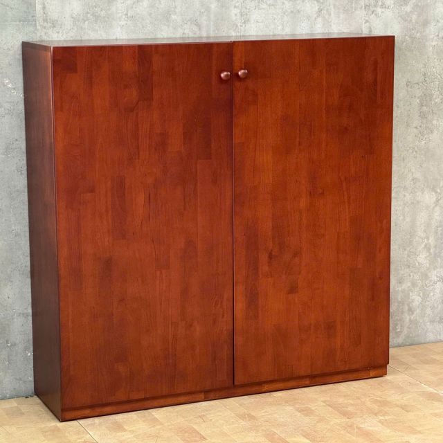 Tủ văn phòng 120x35x120cm gỗ cao su THS68090