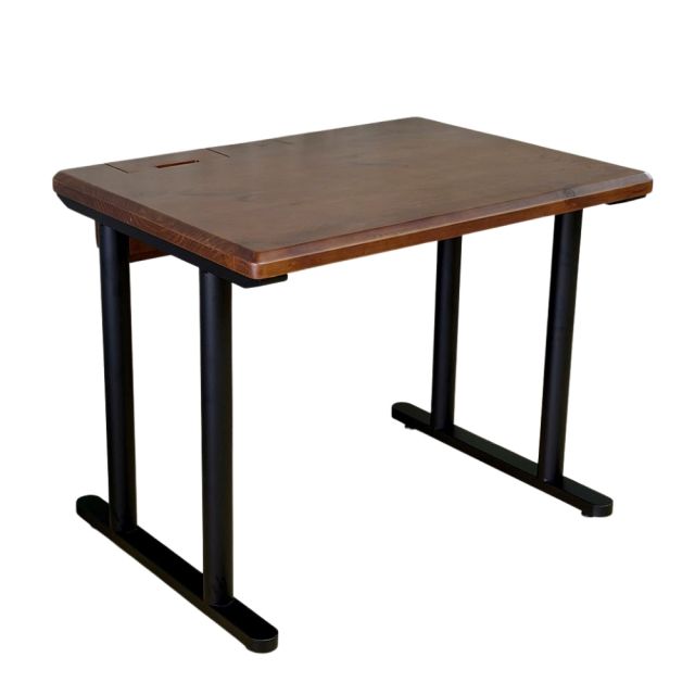 Bàn làm việc gỗ thông 100x75cm chân sắt hệ TIO - HBTO059