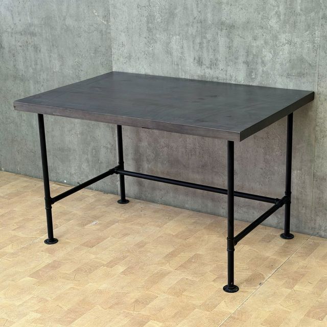 Bàn làm việc gỗ thông chân sắt ống nước tiện ren 120x80cm - HBON015
