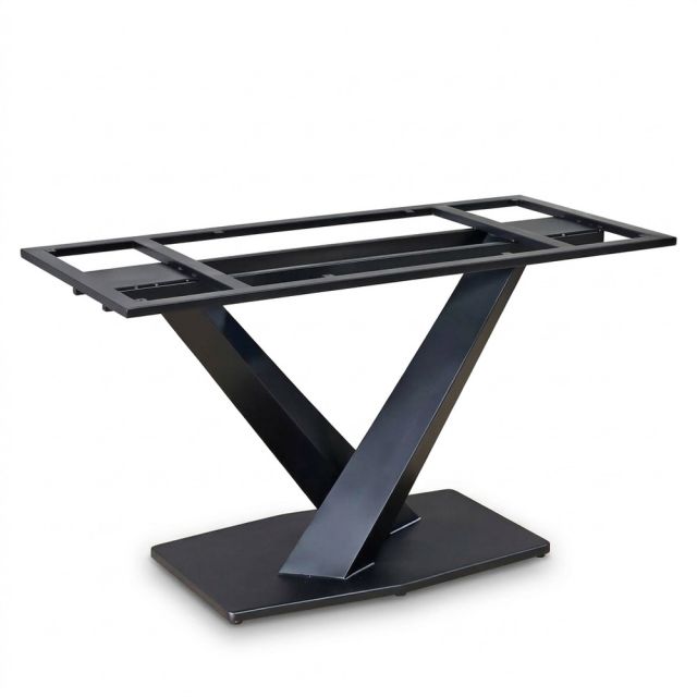 Chân bàn sắt 128x60x73cm sơn tĩnh điện CHB68130