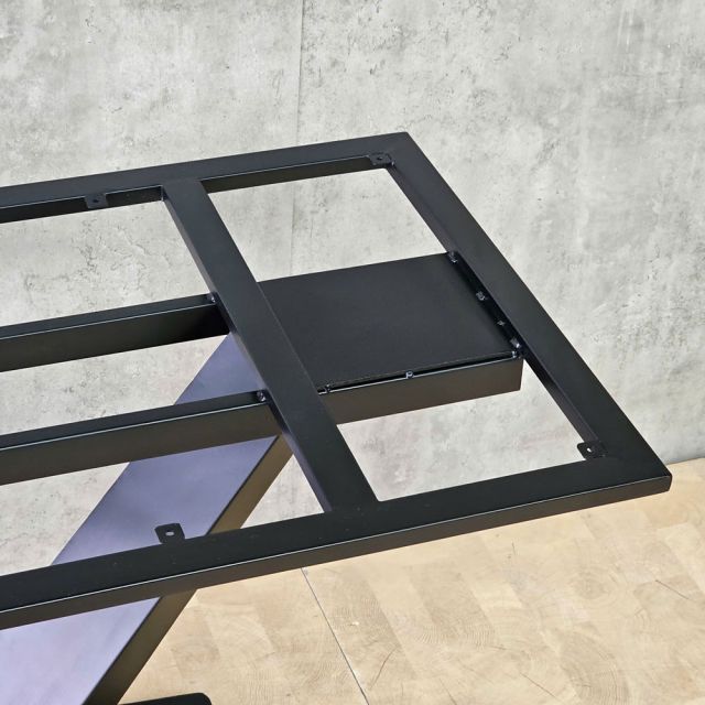 Chân bàn sắt 128x60x73cm sơn tĩnh điện CHB68130