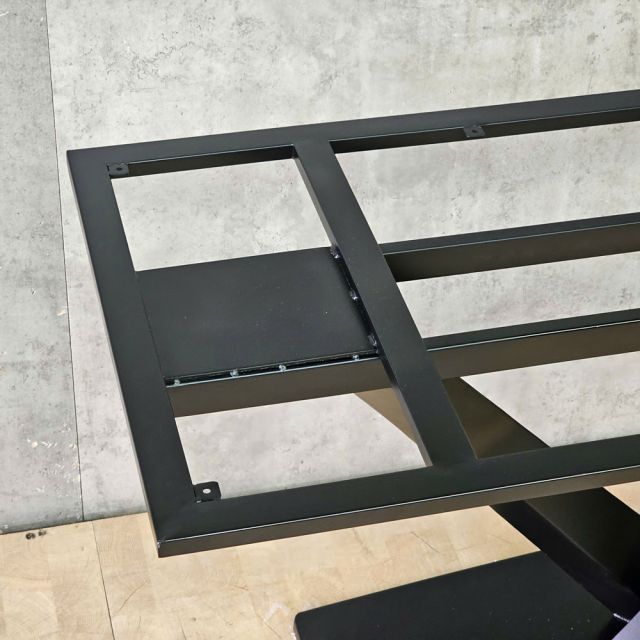 Chân bàn sắt 128x60x73cm sơn tĩnh điện CHB68130