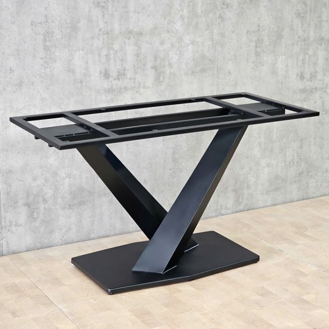 Chân bàn sắt 128x60x73cm sơn tĩnh điện CHB68130