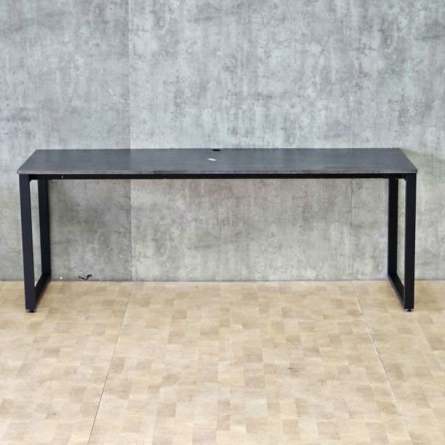 Bàn làm việc 200x60cm gỗ cao su hệ Rectang lắp ráp - HBRT036