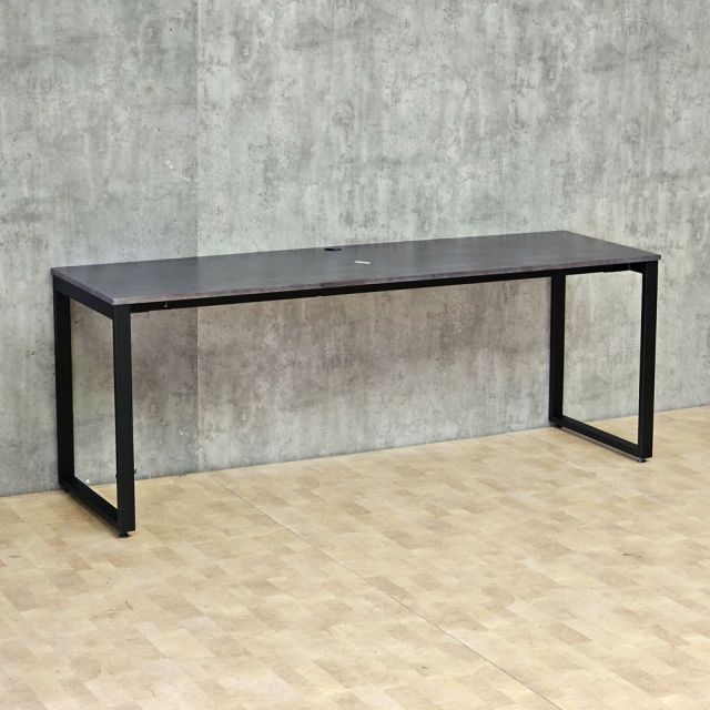 Bàn làm việc 200x60cm gỗ cao su hệ Rectang lắp ráp - HBRT036
