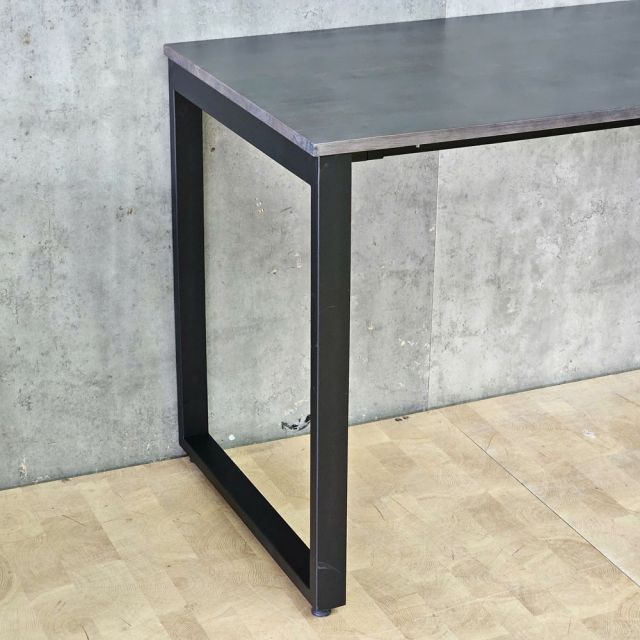 Bàn làm việc 200x60cm gỗ cao su hệ Rectang lắp ráp - HBRT036