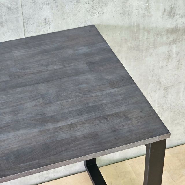 Bàn làm việc 200x60cm gỗ cao su hệ Rectang lắp ráp - HBRT036
