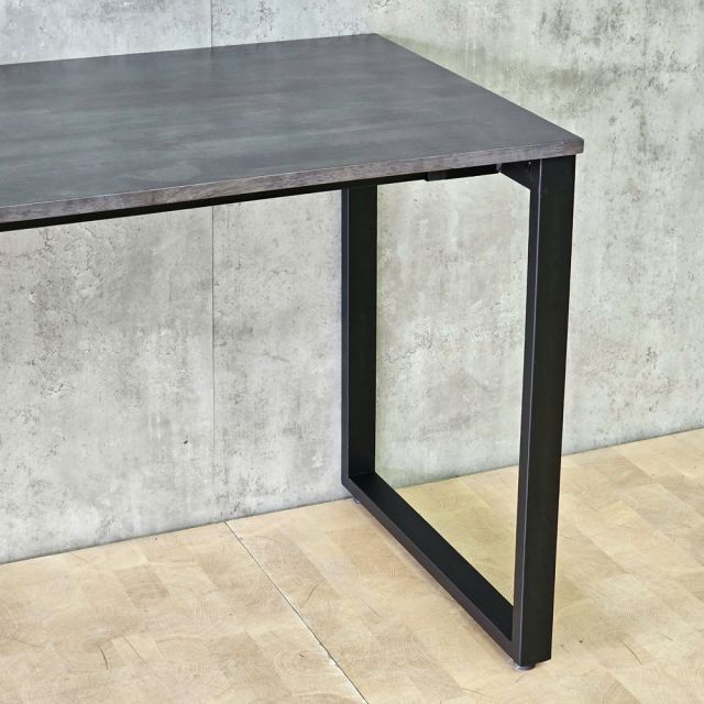 Bàn làm việc 200x60cm gỗ cao su hệ Rectang lắp ráp - HBRT036