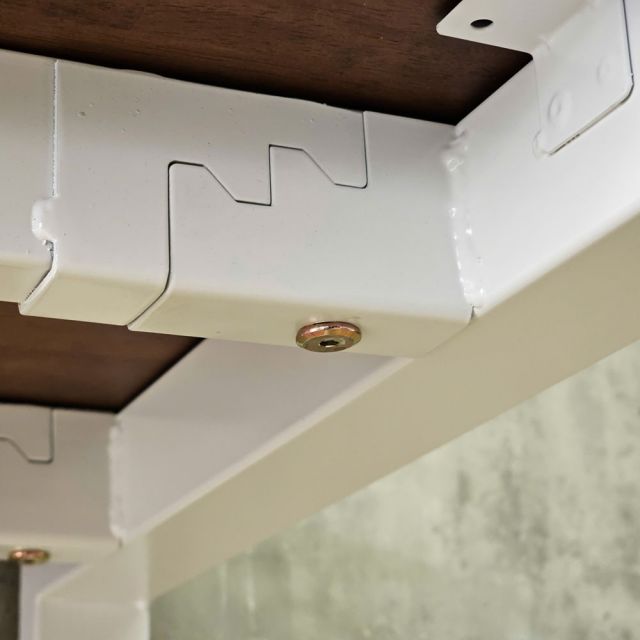 Bàn làm việc 230x70cm gỗ cao su hệ Rectang HBRT119
