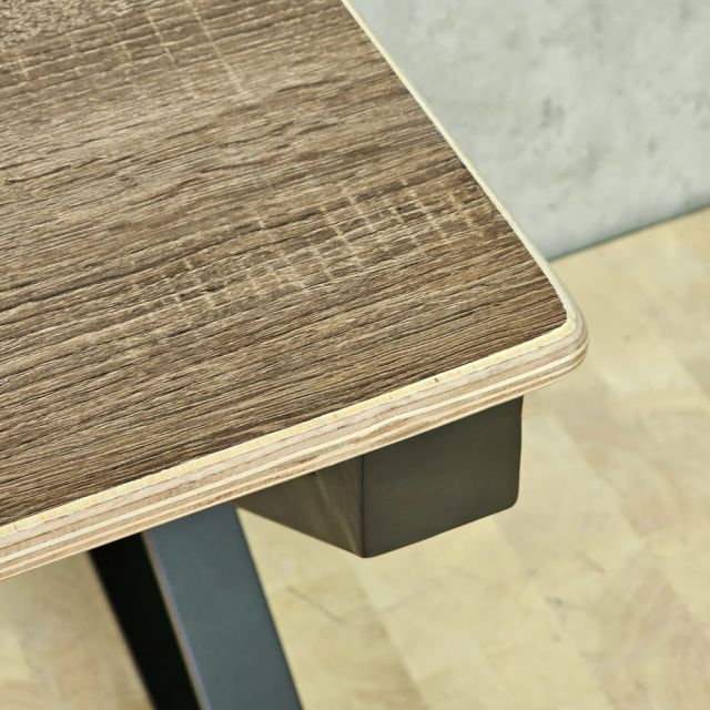 Bàn làm việc 220x70cm gỗ plywood chân sắt hệ XConcept - HBXC077