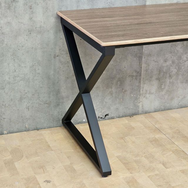 Bàn làm việc 220x70cm gỗ plywood chân sắt hệ XConcept - HBXC077