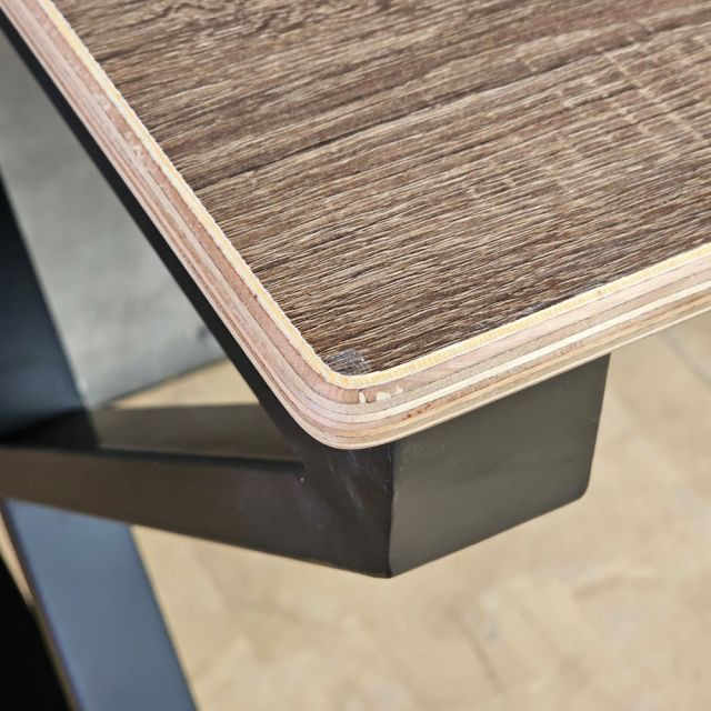 Bàn làm việc 220x70cm gỗ plywood chân sắt hệ XConcept - HBXC077