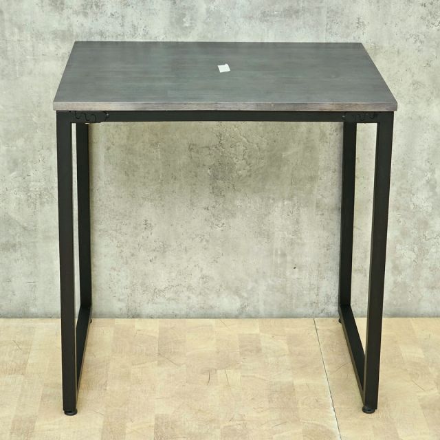 Bàn mini 70x50x75cm gỗ cao su chân sắt lắp ráp IDE68015
