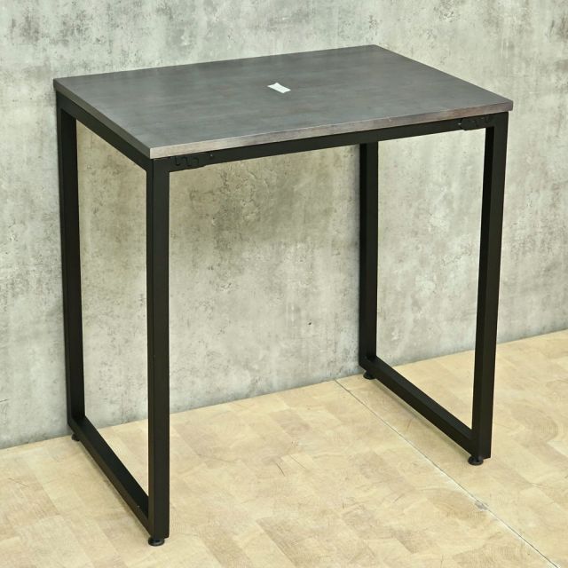 Bàn mini 70x50x75cm gỗ cao su chân sắt lắp ráp IDE68015