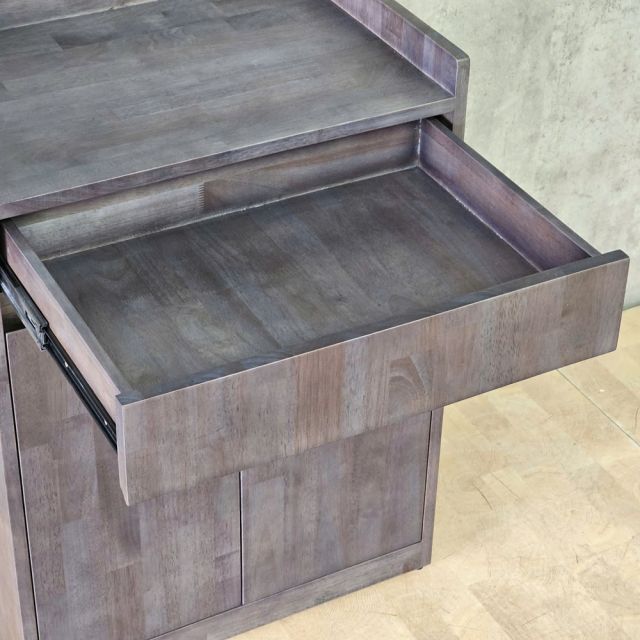 Tủ nhà bếp 60x42x80cm CAPO gỗ cao su KB68089