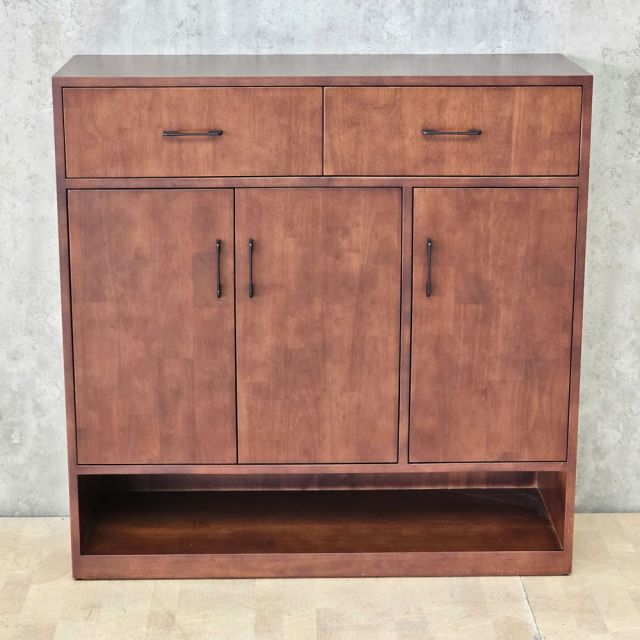 Tủ để giày 100x35x100cm gỗ cao su KG68104
