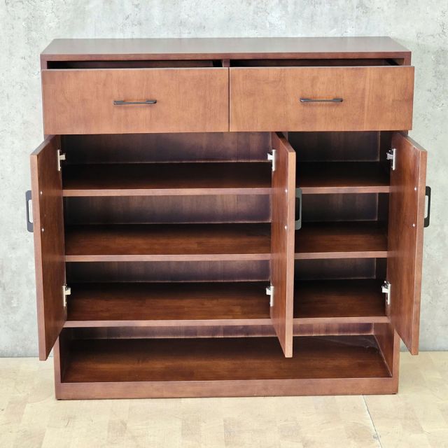 Tủ để giày 100x35x100cm gỗ cao su KG68104