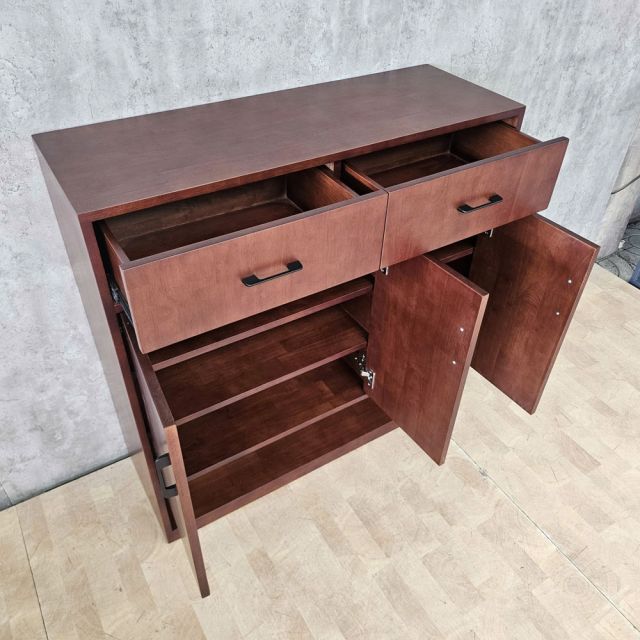 Tủ để giày 100x35x100cm gỗ cao su KG68104