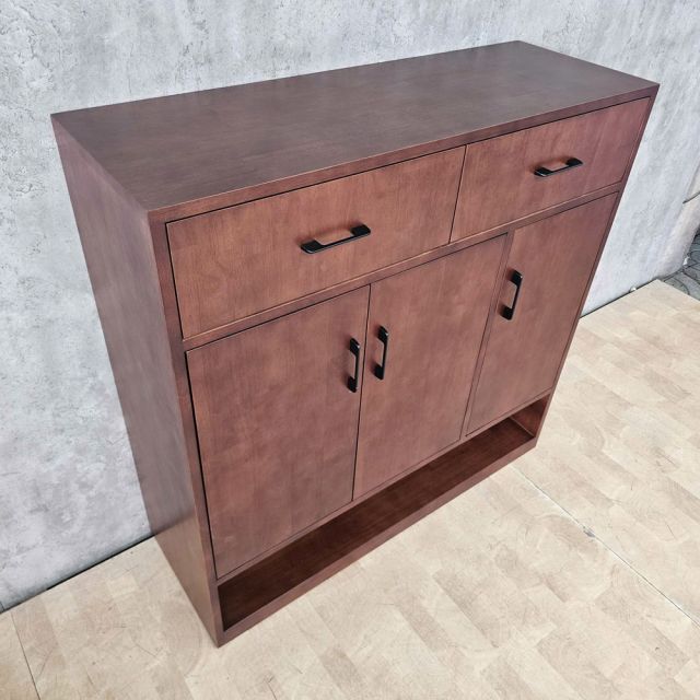 Tủ để giày 100x35x100cm gỗ cao su KG68104