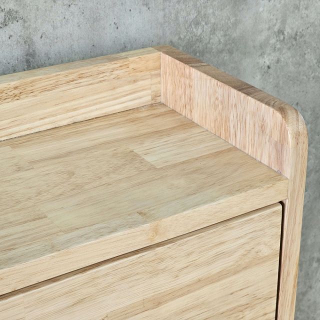 Tủ kệ giày dép cửa lật áp tường 110x20x100cm gỗ cao su KG68136