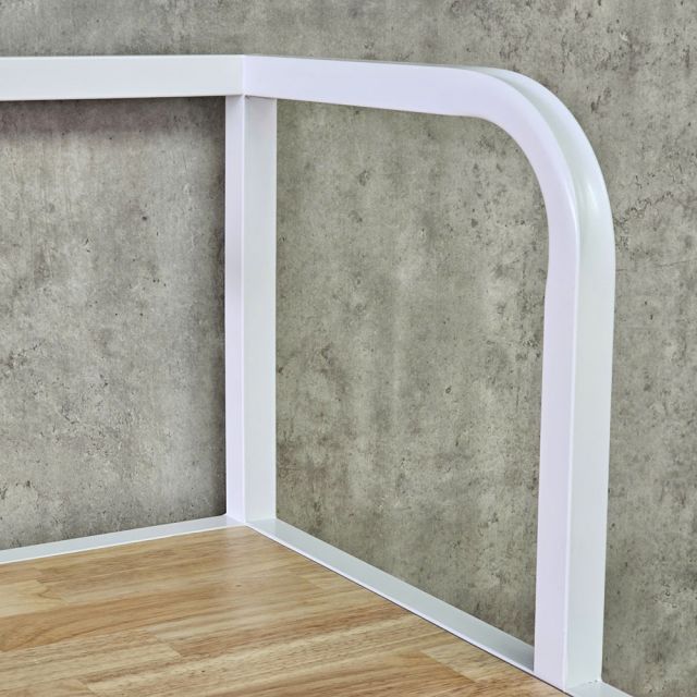 Kệ máy in di động 65x55x140cm gỗ cao su khung sắt KMI68013