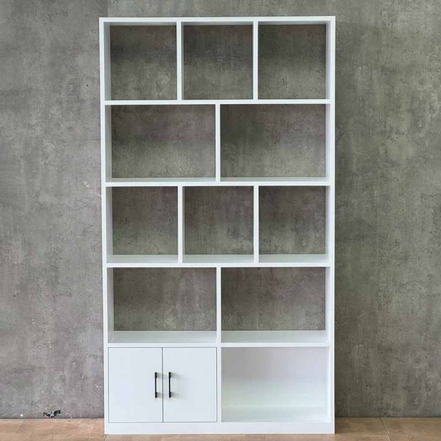Kệ sách 5 tầng 100x30x180cm gỗ cao su KS68384