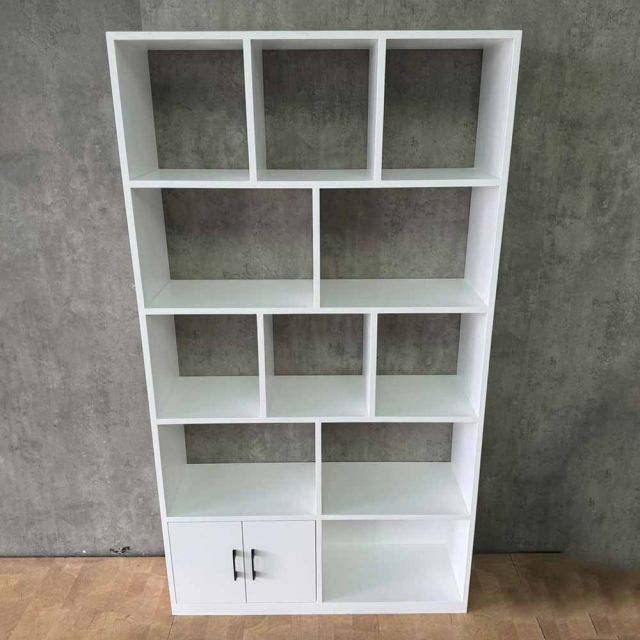 Kệ sách 5 tầng 100x30x180cm gỗ cao su KS68384