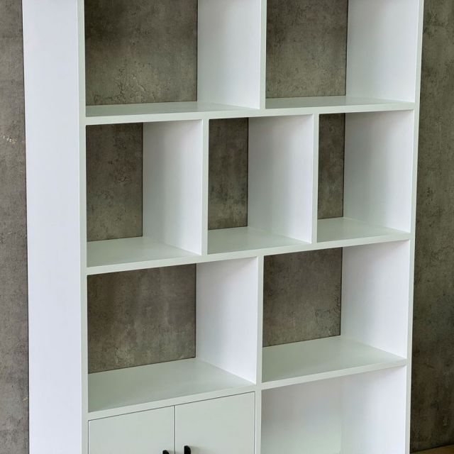 Kệ sách 5 tầng 100x30x180cm gỗ cao su KS68384