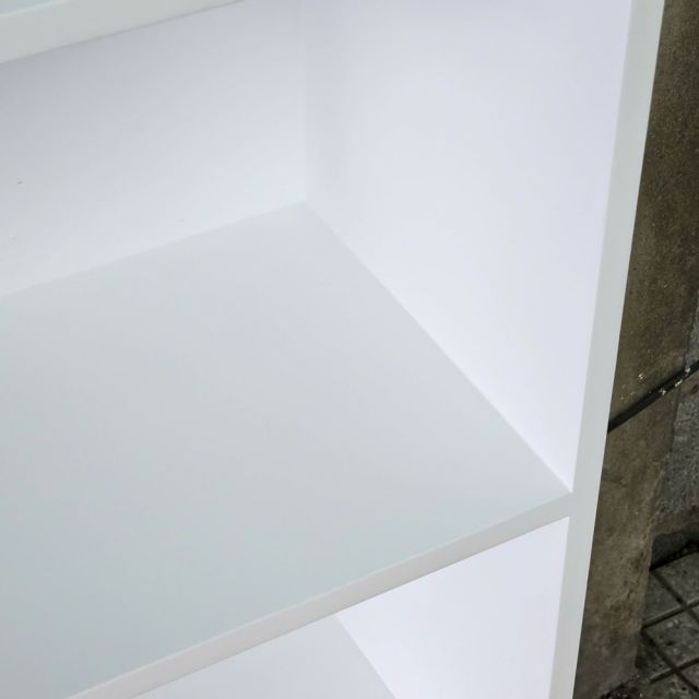 Kệ sách 5 tầng APEX 80x30x183cm gỗ cao su chân sắt KS68386