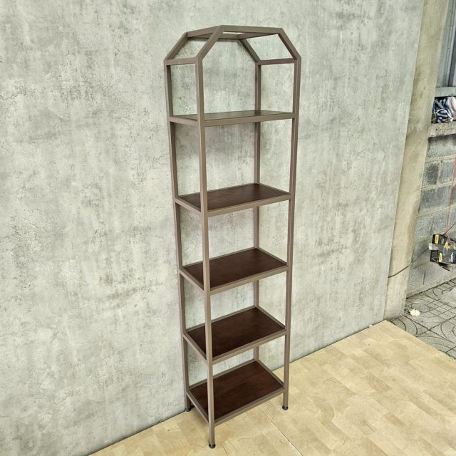 Kệ trang trí 46x28x180cm gỗ cao su KTT68059