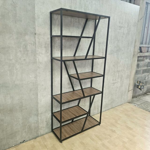 Kệ trang trí TRAP-SHELF 90x34x200cm gỗ plywood khung sắt KTT68113