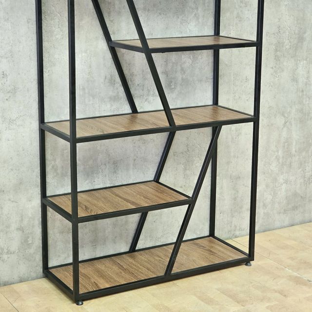 Kệ trang trí TRAP-SHELF 90x34x200cm gỗ plywood khung sắt KTT68113