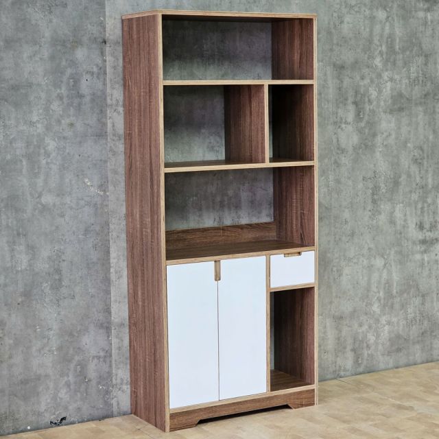Kệ trưng bày 80x35x180cm gỗ plywood khung sắt KTT68116