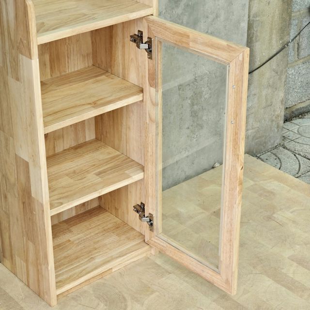 Tủ lưu trữ FYNN 40x30x90cm gỗ cao su KTT68118