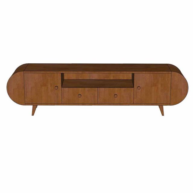 Kệ tivi phòng khách 180x35x45cm gỗ cao su KTV68145