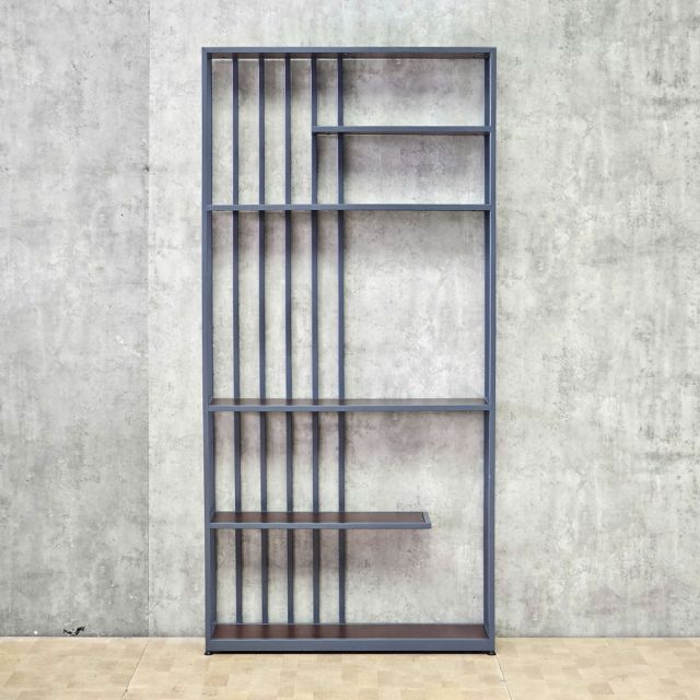 Kệ để tivi 100x27x209cm gỗ cao su khung sắt KTV68147