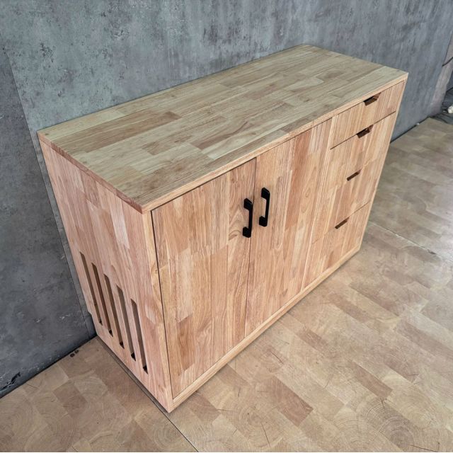 Tủ cá nhân 100x38x73cm gỗ cao su TCN68107