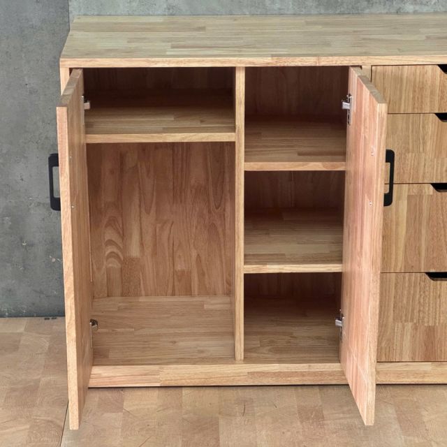 Tủ cá nhân 100x38x73cm gỗ cao su TCN68107